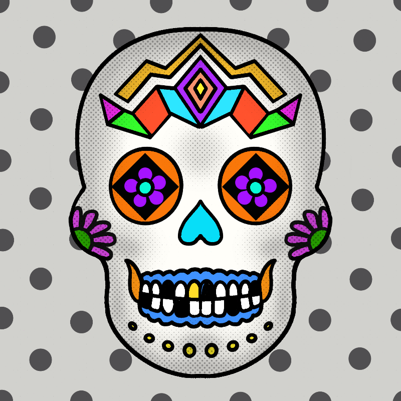 Sugar Skulls #158 static token preview