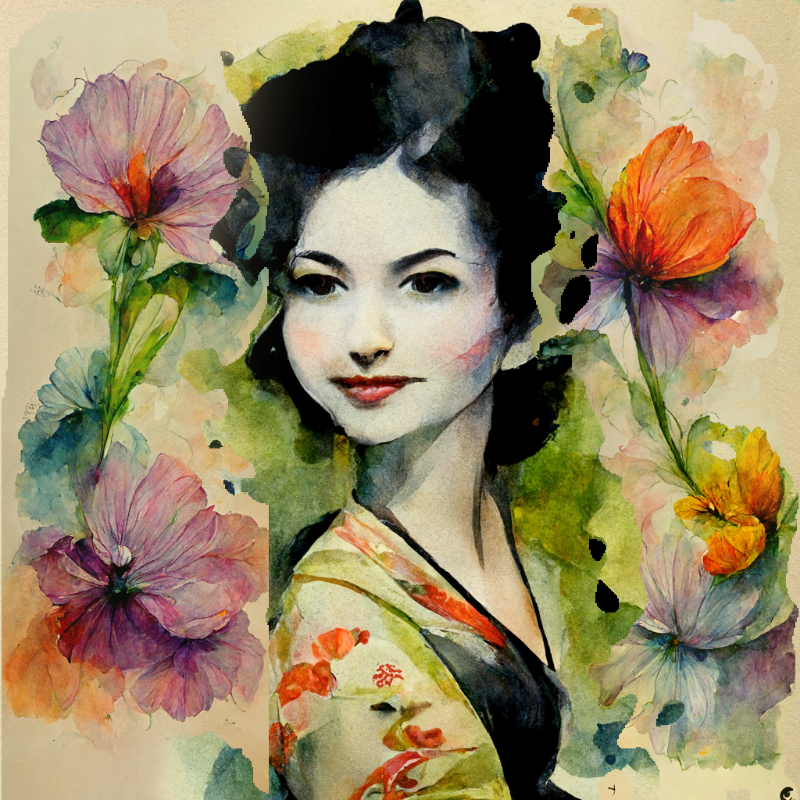 AI Geisha #2 static token preview