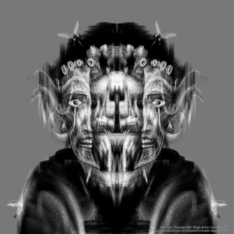 One Tezo Drawings_586+ #7 static token preview