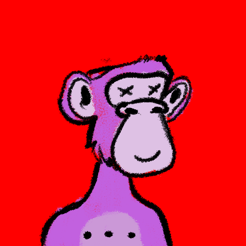 Drawed apes jetski club #14 static token preview