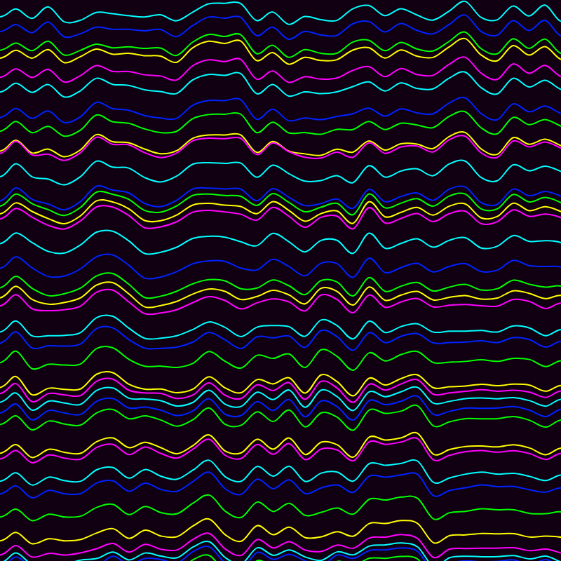 Mountains Waves and Valleys #8 static token preview