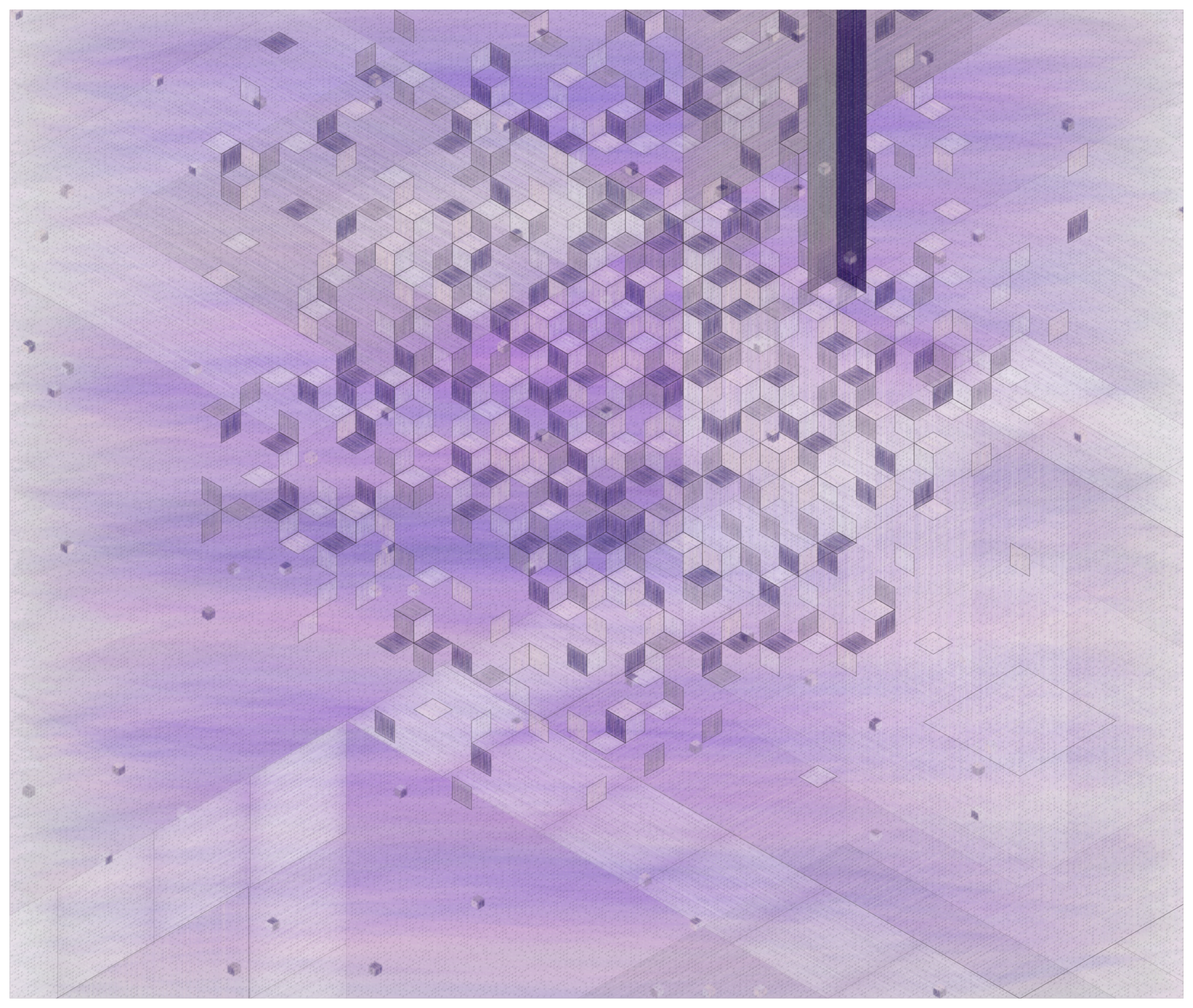 View From Our Window Depicted In Rhombuses #15 static token preview
