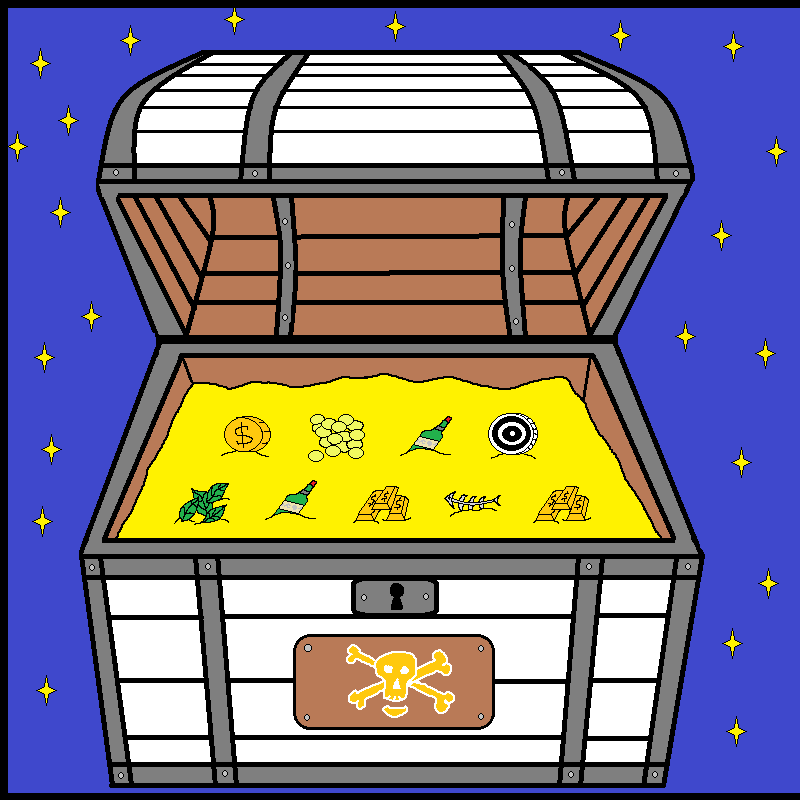 Treasure loot box #23 static token preview