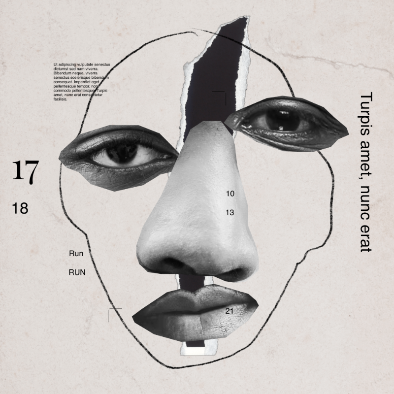 Collage faces #10 static token preview
