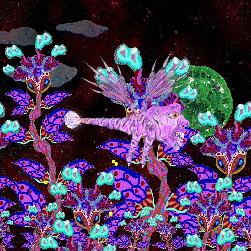 Fireflies and Flower Gardens #15 static token preview