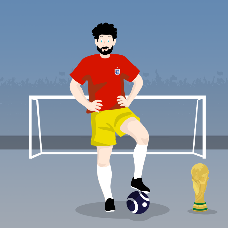 World Cup - ENGLAND #5 static token preview