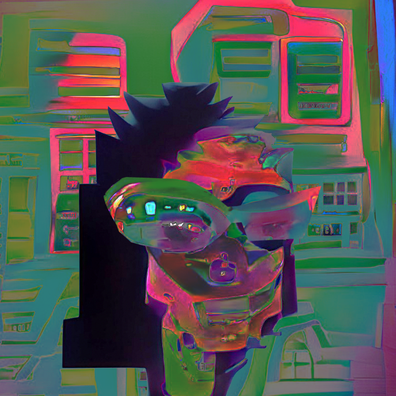 Female hack squad NEURAL ED #14 static token preview
