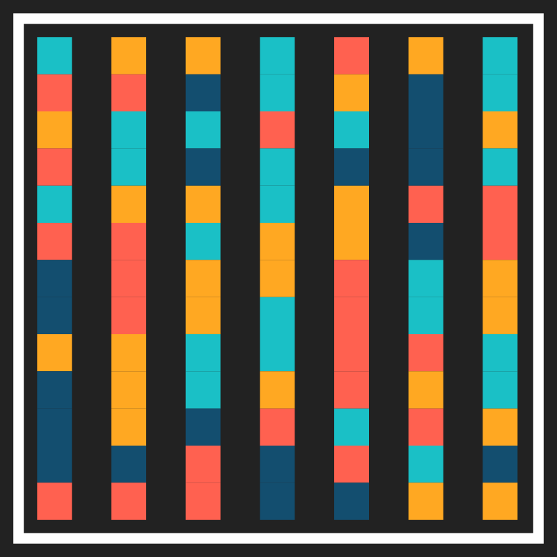 pillars of randomness #13 static token preview