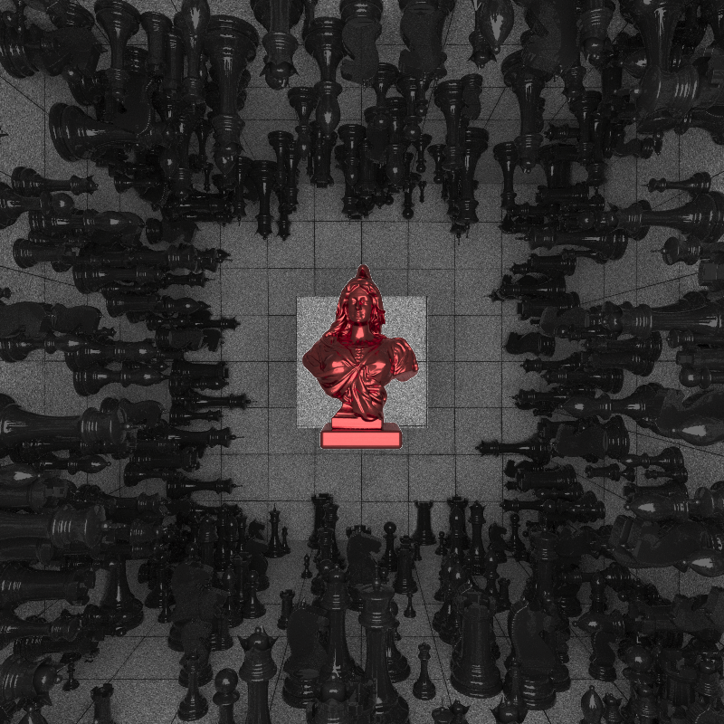 Block of chess #19 static token preview