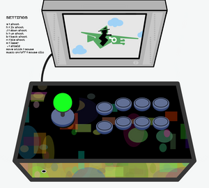 Arcade stick project preview