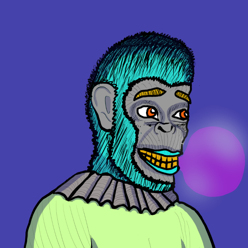 Clown Ape Club Tezos Ultra Superior-CACTUS #24 static token preview