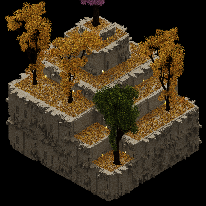 Voxel Temple #2 static token preview