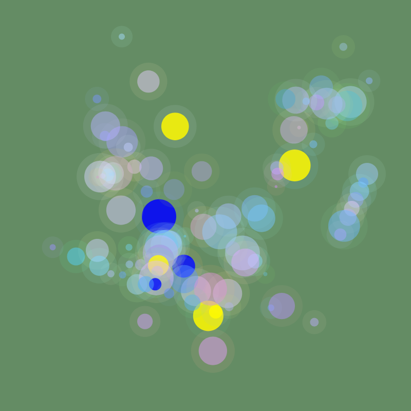 Transient Abstract Bubble Machine #4 static token preview