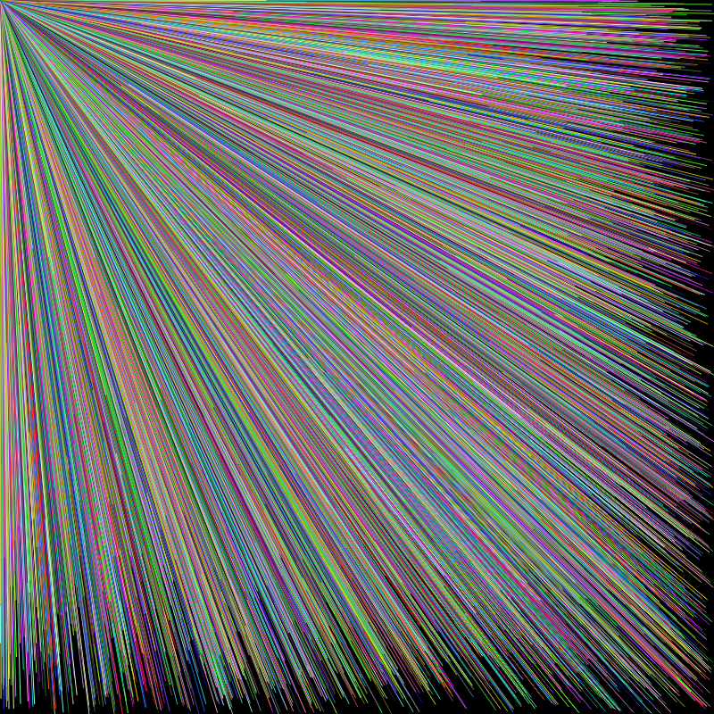 Colorful Lines #23 static token preview
