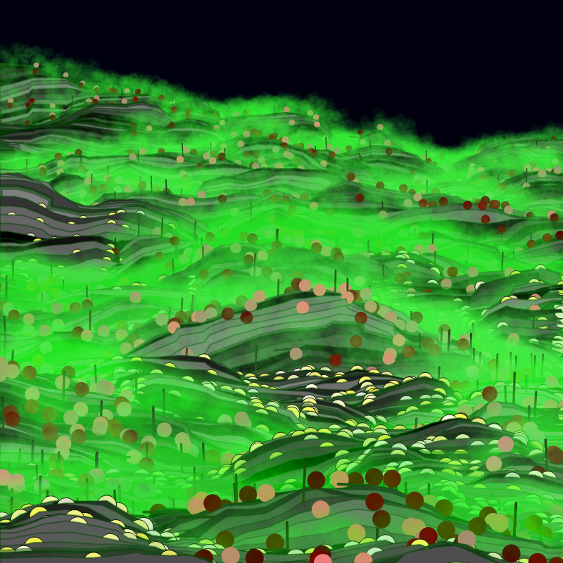 Alien Landscape #19 static token preview