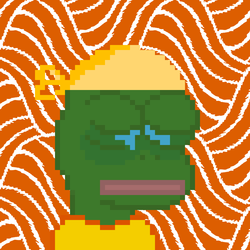 LITTLE PEPE CLUB (fxhash 1.0 batch) #14 static token preview