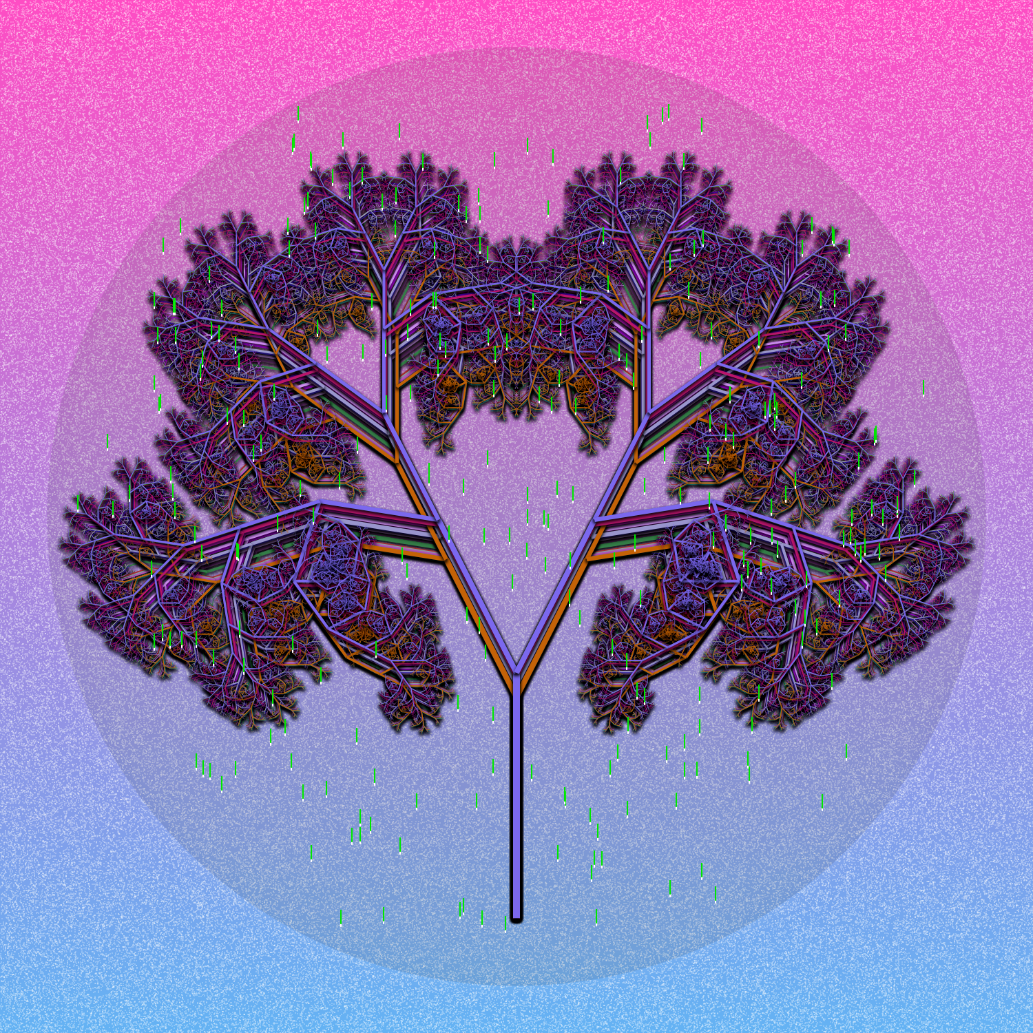 Futuristic Trees #5 static token preview