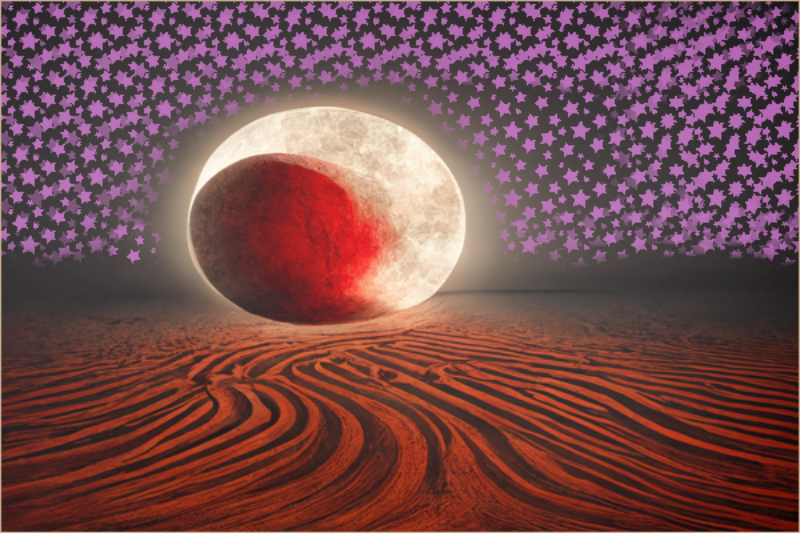 (Red) Moon #5 static token preview