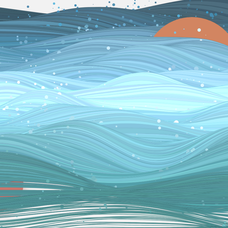 The Ocean Waves #96 static token preview