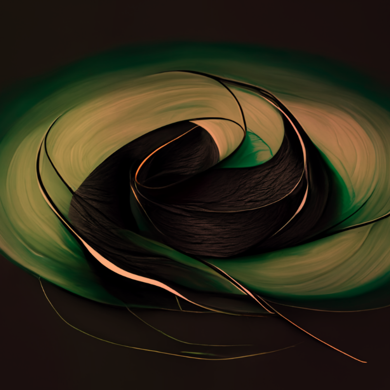 AI wavy hair #5 static token preview