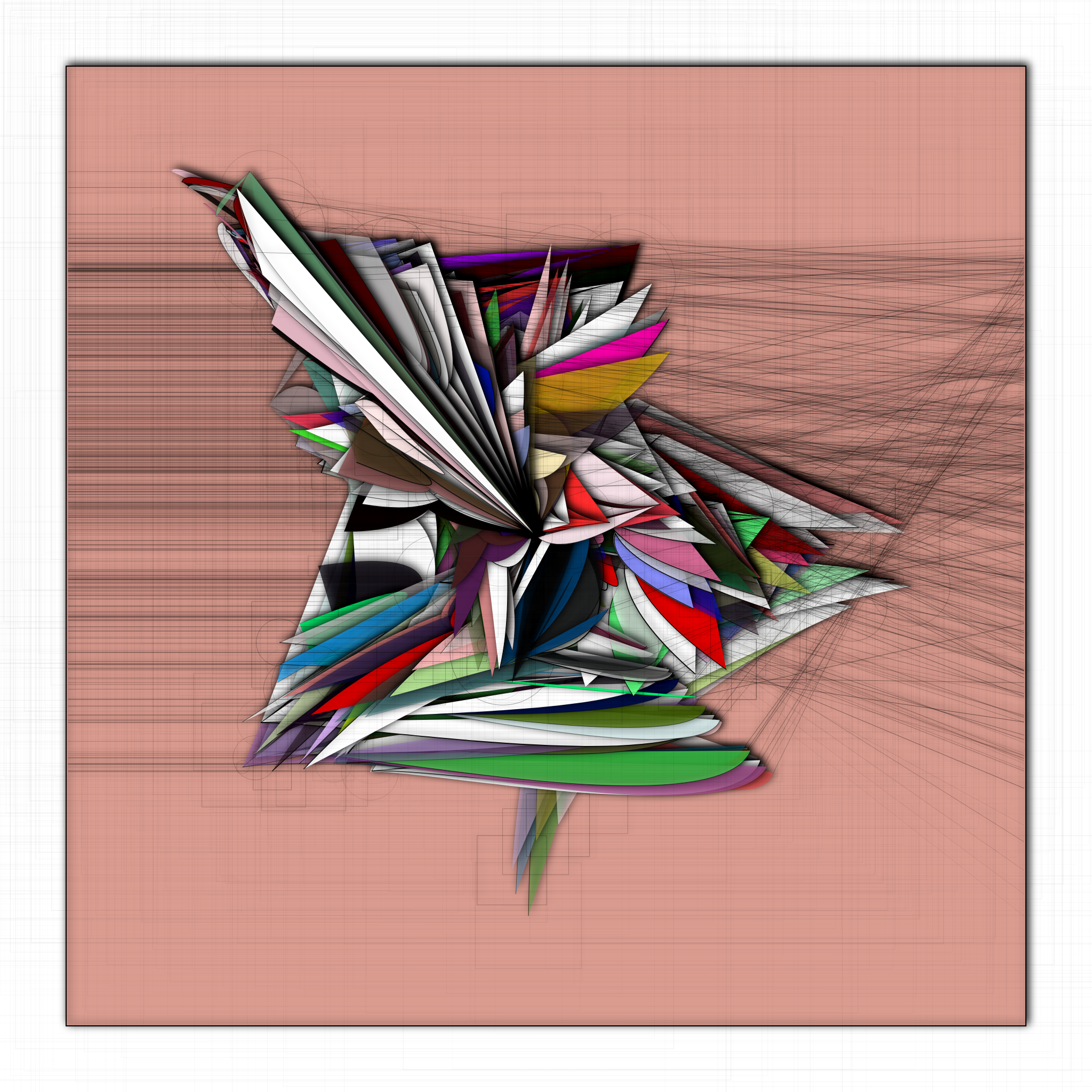 P5Js Thoughts V7 #14 static token preview