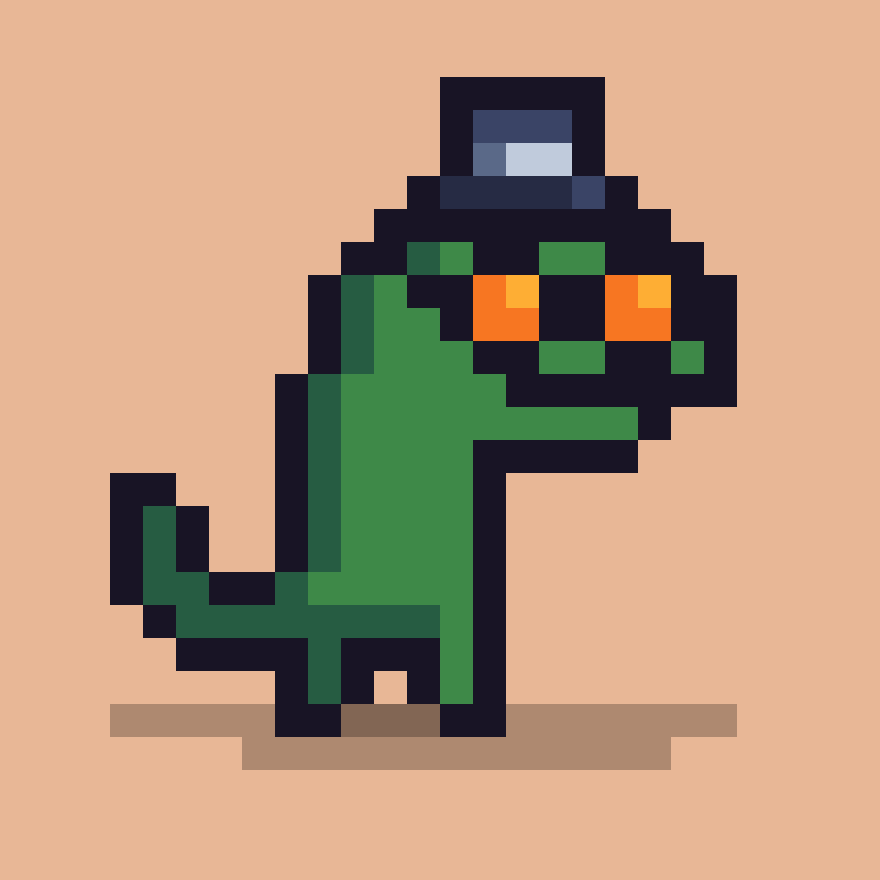 Pixel Dinos #15 static token preview