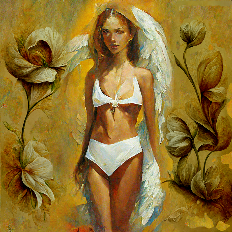 Girl and Flower #4 #9 static token preview