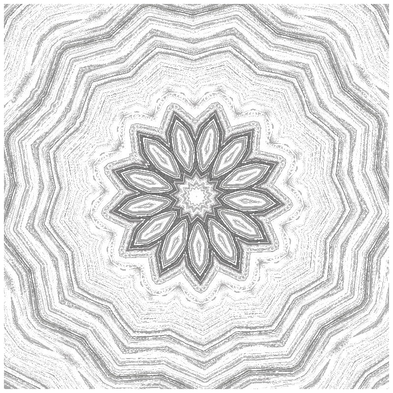 Glitch Mandala #16 static token preview