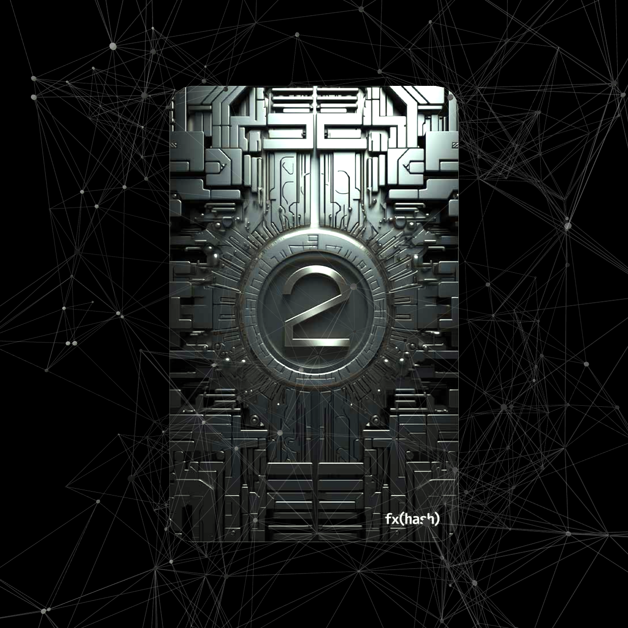 FXHash 2.0 Card #2 static token preview