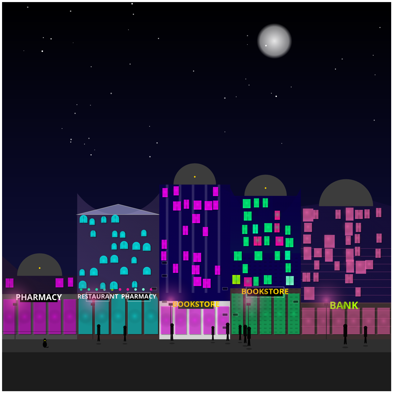 Night city life #4 static token preview