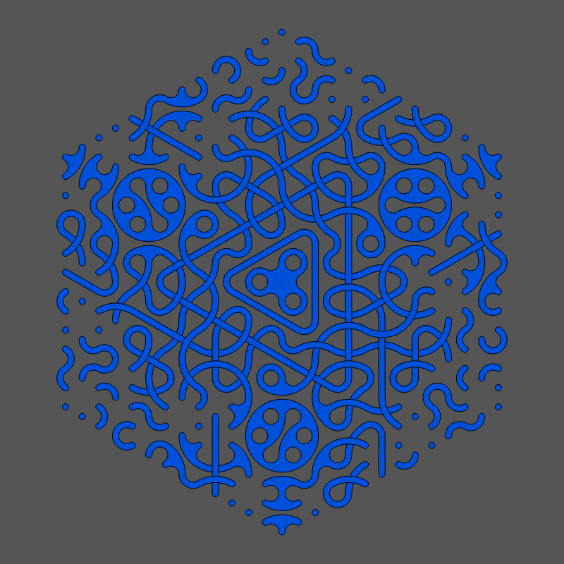 Threefold Symmetry - Dark Variations #8 static token preview