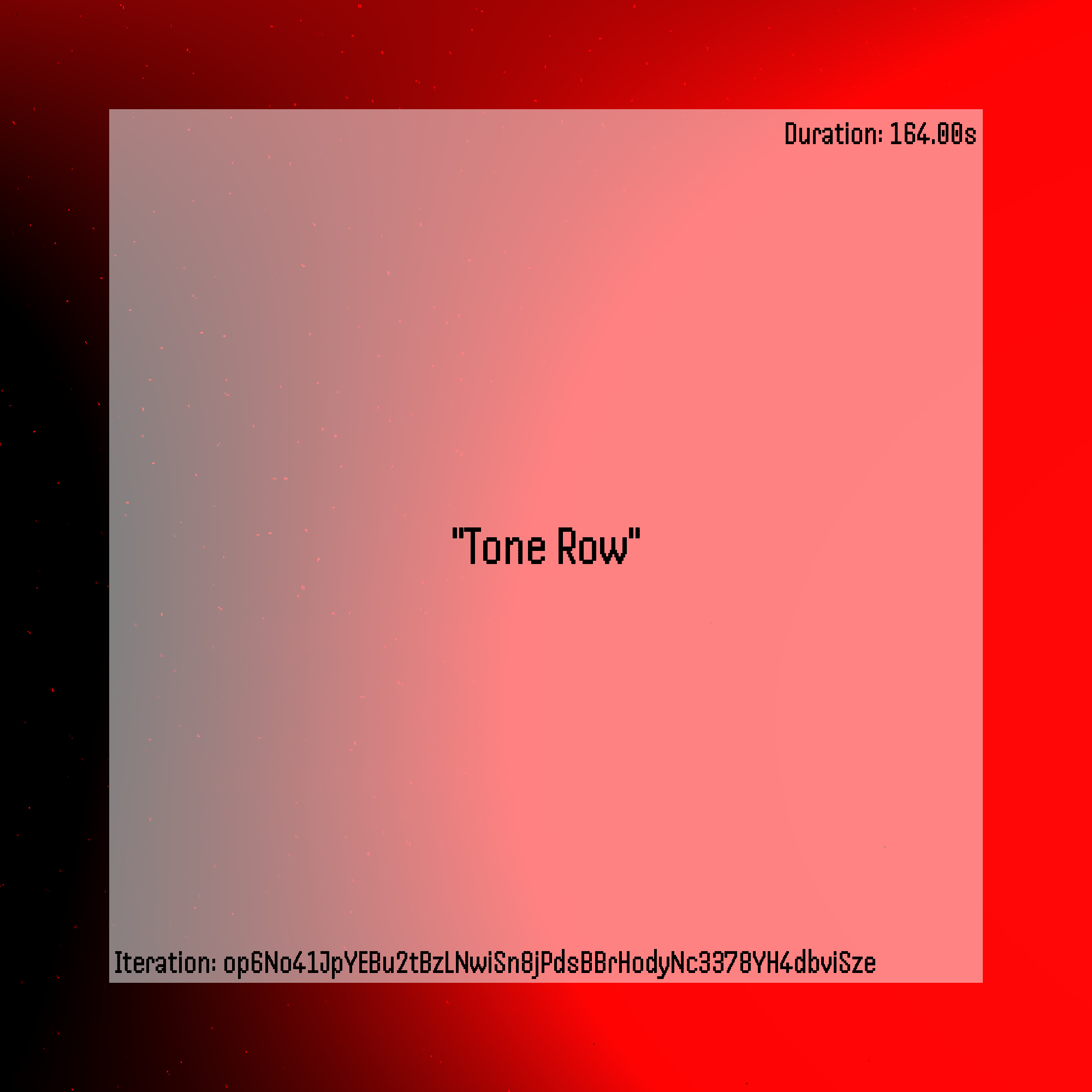 Tone Row #23 static token preview