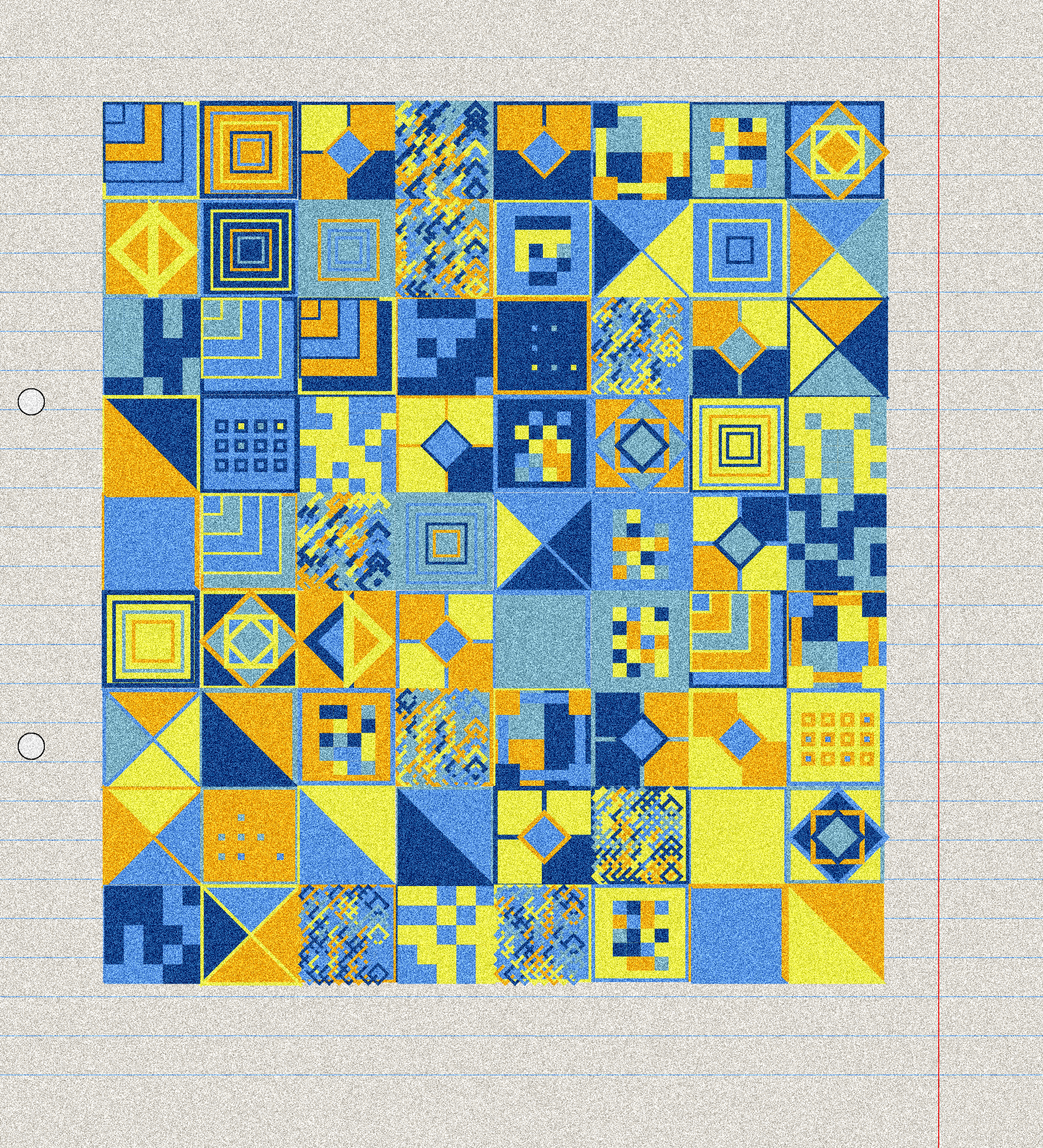 sketchbook page 8: annoying grid #23 static token preview