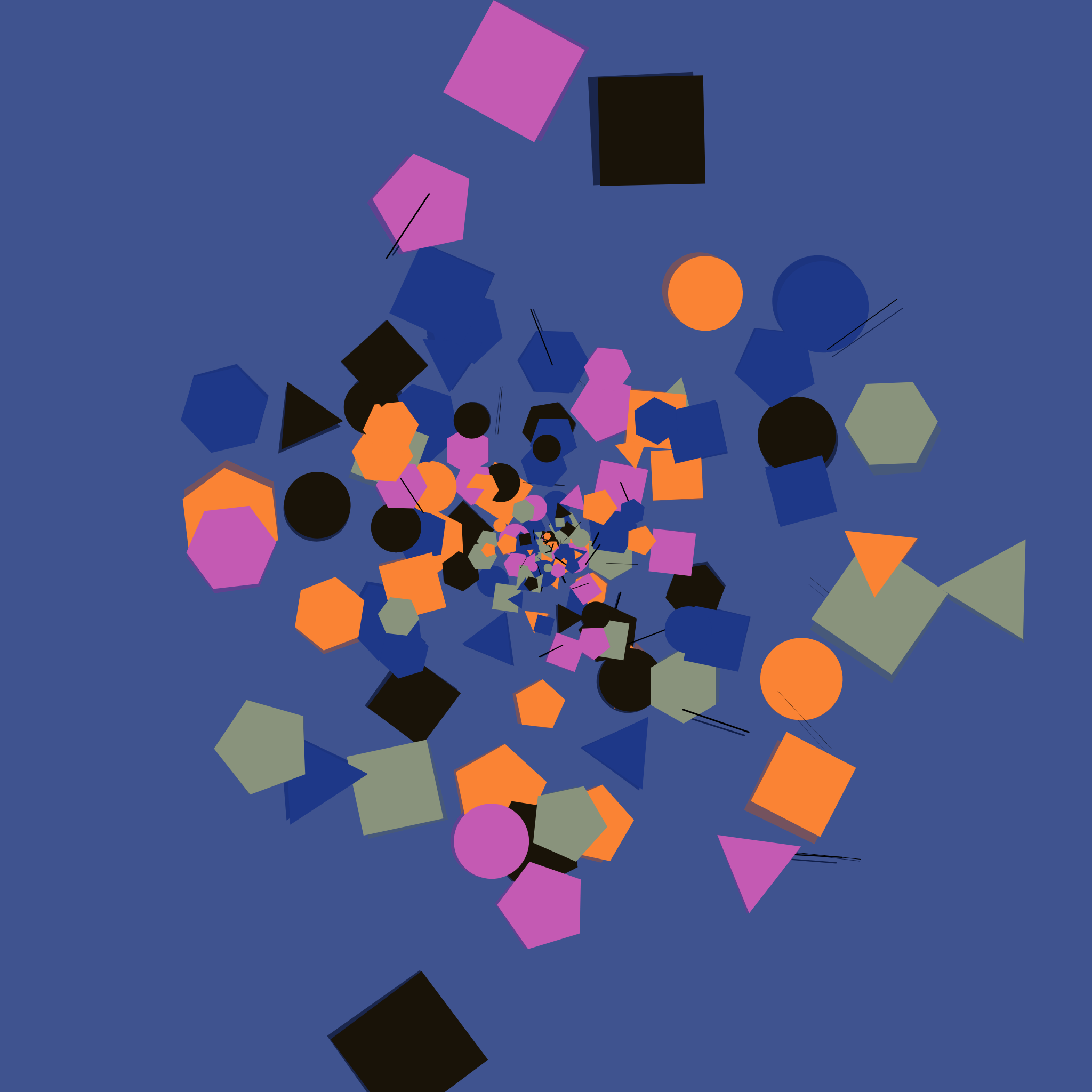 Chaotic Colored Shapes #7 static token preview