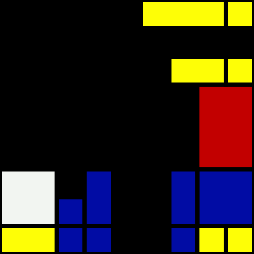 Mondrian Ticket #9 static token preview