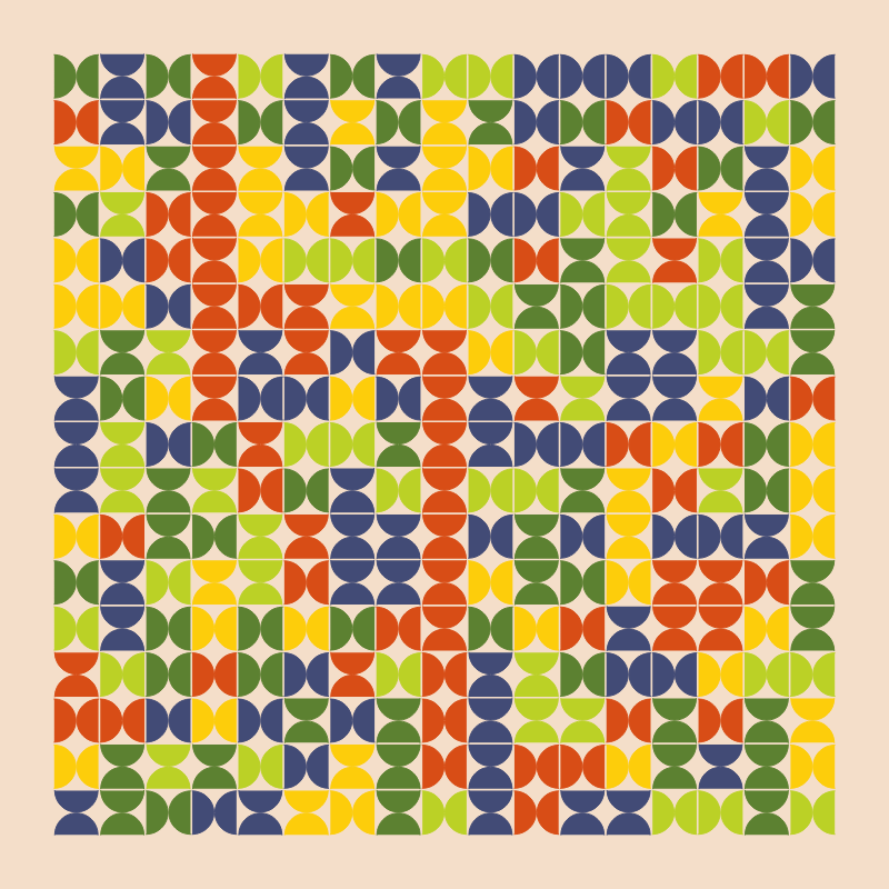 Mid-Century pattern #4 static token preview