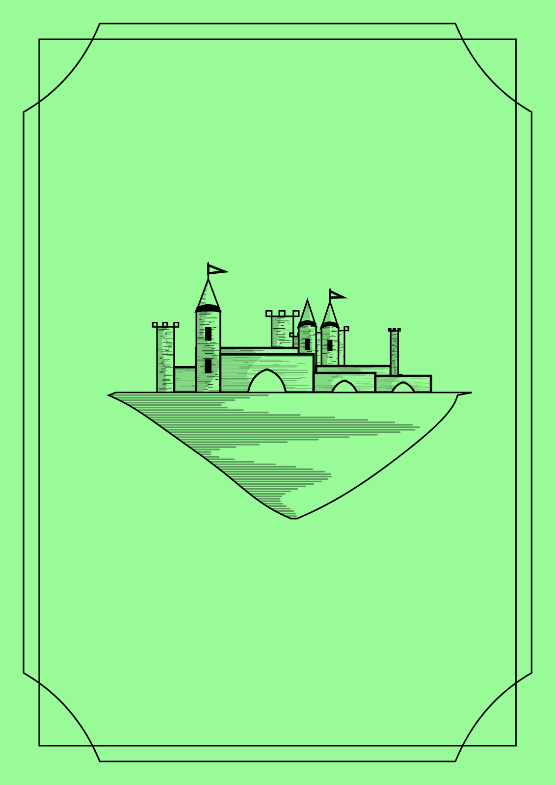 Minimalist Castle #13 static token preview