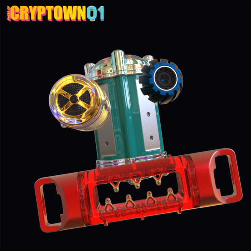 FacesOfCryptown vol.01 #5 static token preview