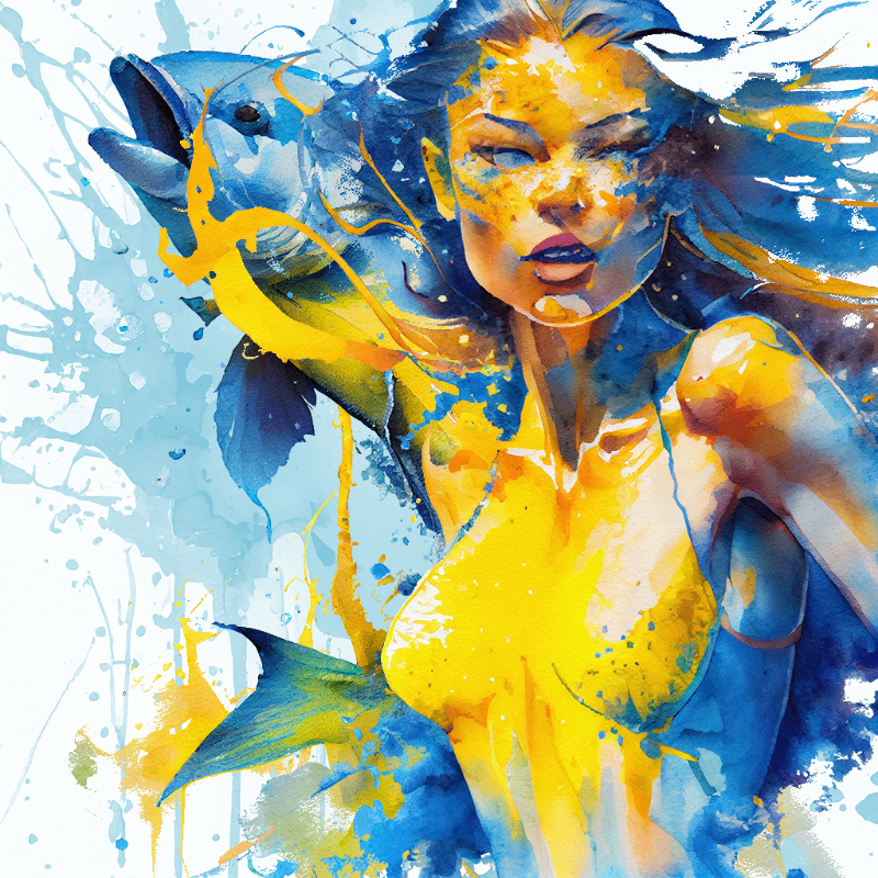 Artemis and Fish #12 static token preview
