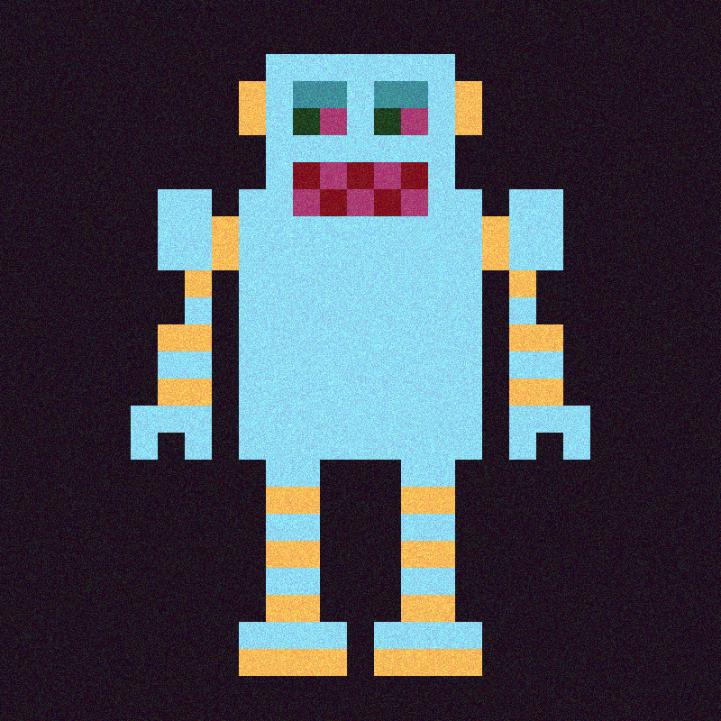 Pixelbots #8 static token preview