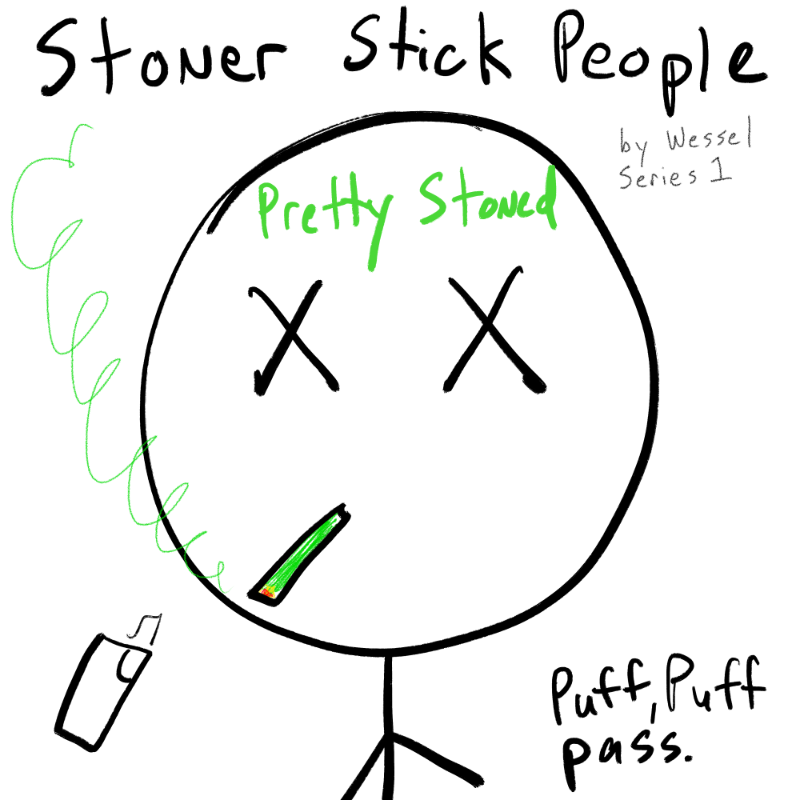 Stoner Stick People #7 static token preview