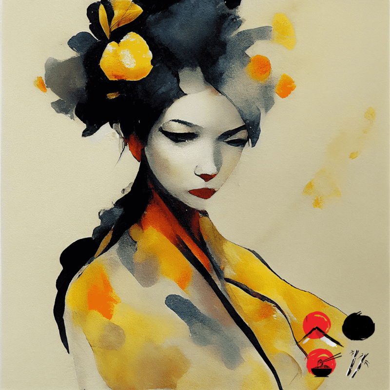 َAtumn Geisha #19 static token preview