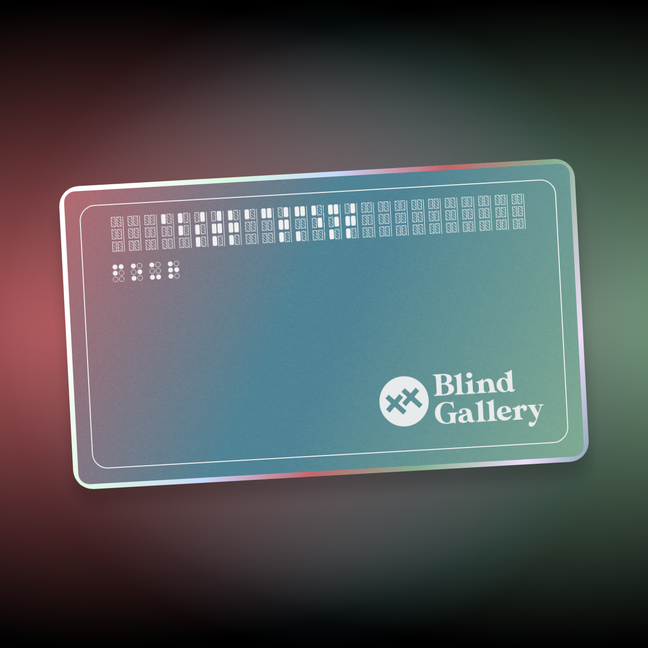 Blind Gallery Club Membership #298 static token preview