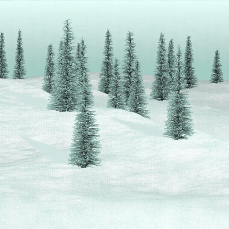 Snowy Hills #24 static token preview