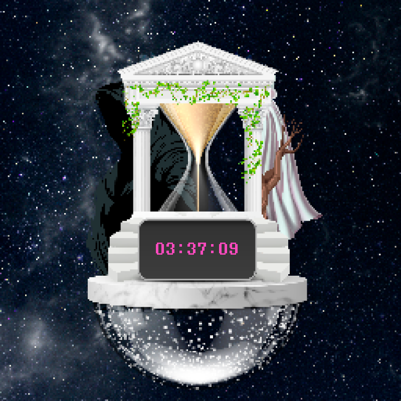 Space Clock #3 static token preview