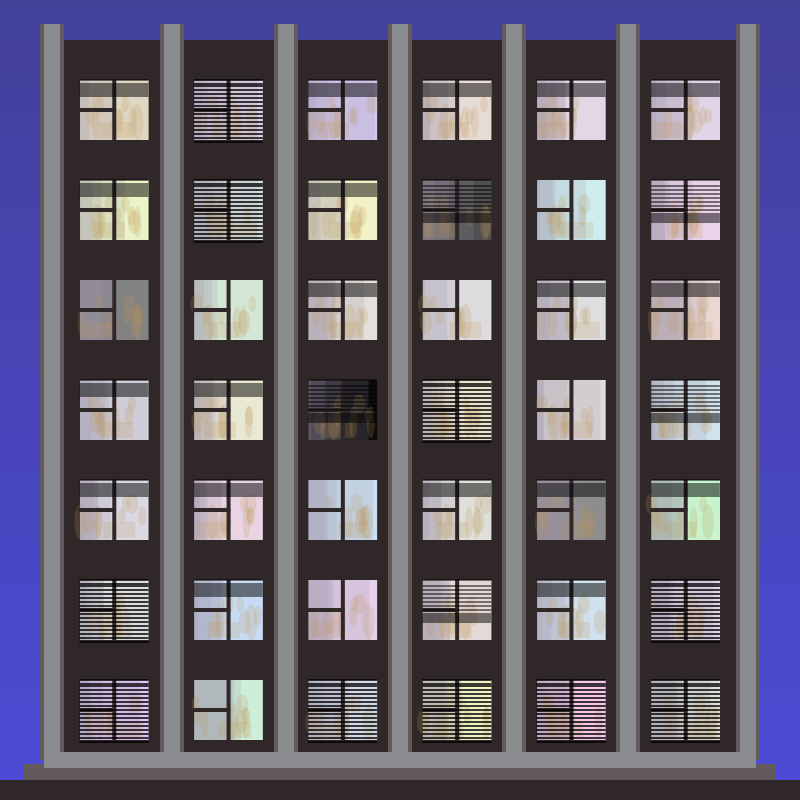 Night Windows #4 static token preview