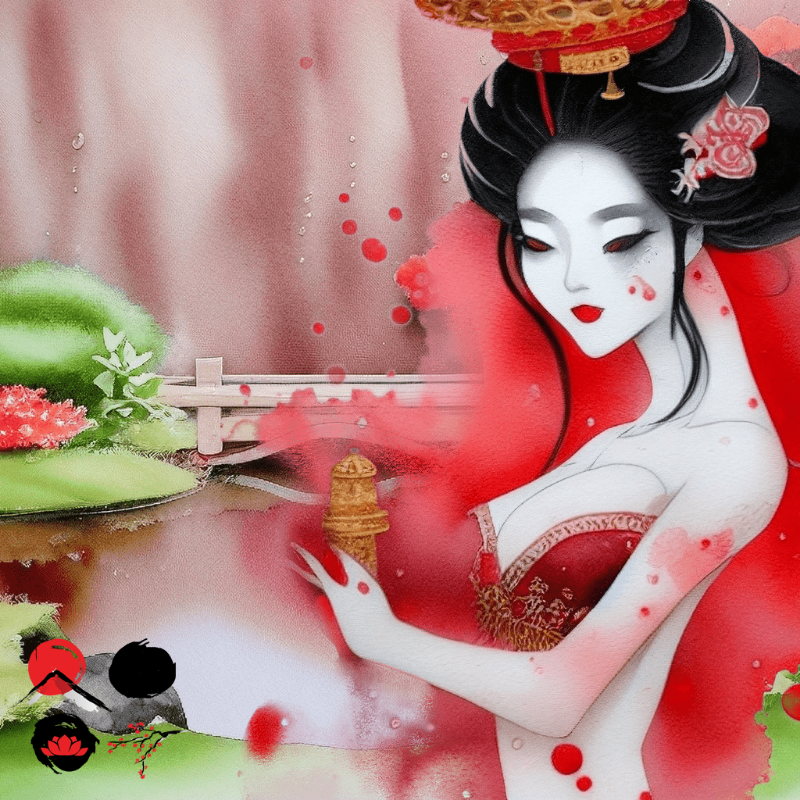 Aika Geisha #3 static token preview
