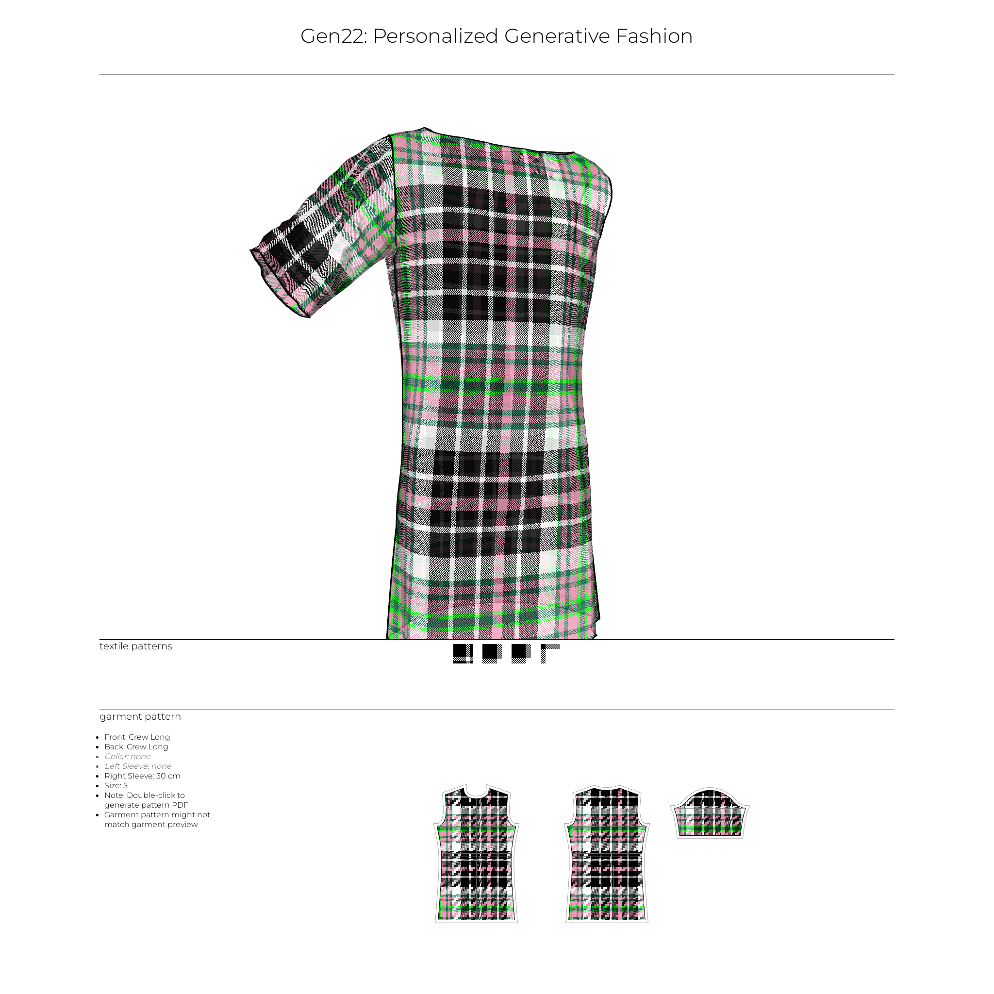 Gen22: Personalized Generative Fashion #22 static token preview