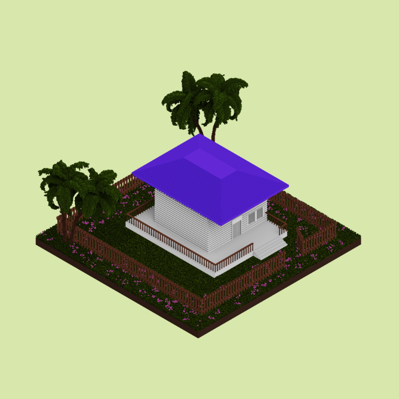 Pastel cottages #19 static token preview