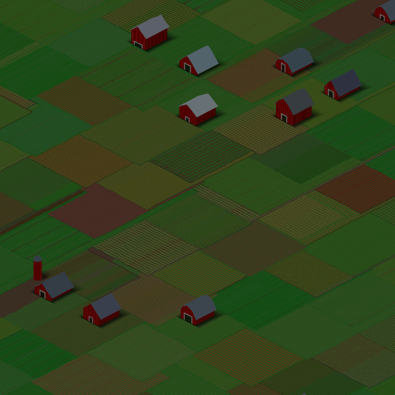 RED FARMS IN A QUIET COUNTY #8 static token preview